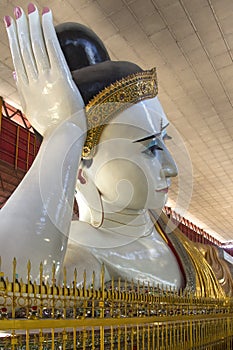 Chauk Htat Gyi Reclining Buddha - Yangon - Myanmar photo